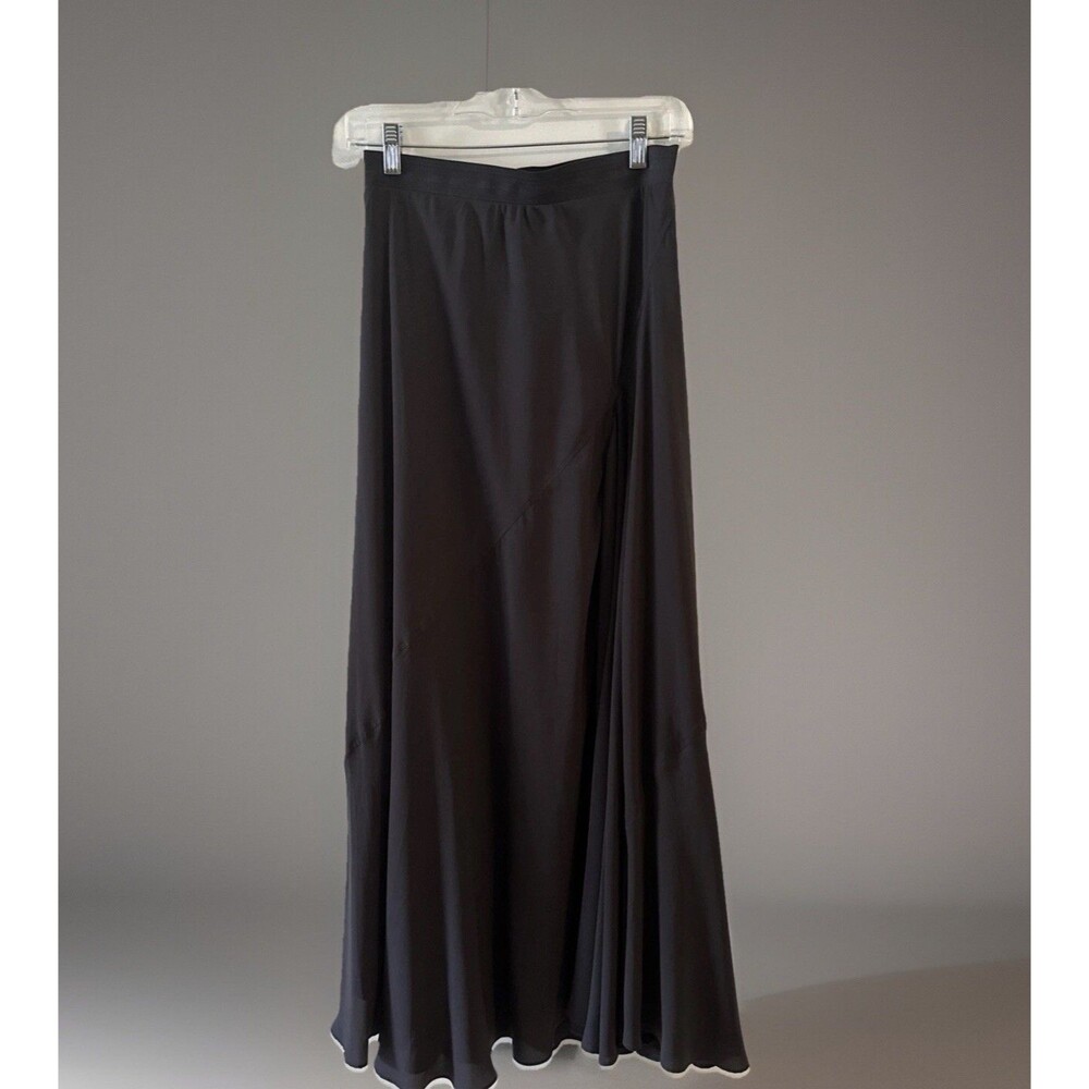 Anthropologie Fei Vintage Charcoal Maxi Skirt